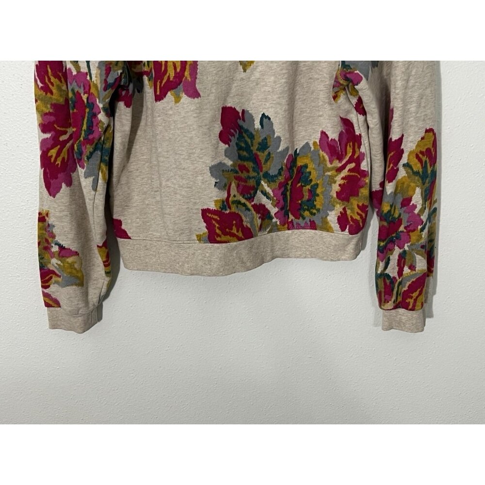 Anthropologie Saturday Sunday Edita Floral Crewneck Sweatshirt Size Small - Picture 8 of 15